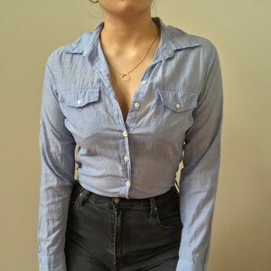 Converse One Star 100% Cotton Button Up